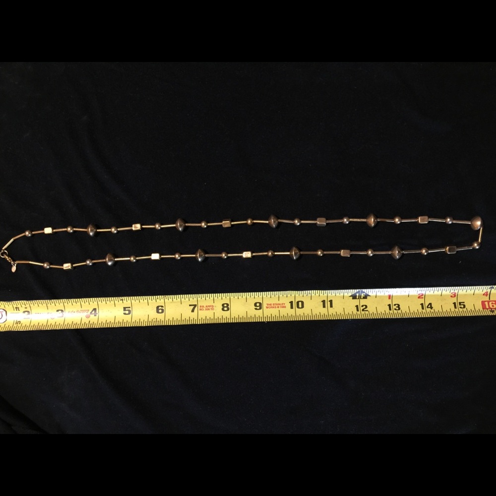 Vintage Monet gold tone chain necklace